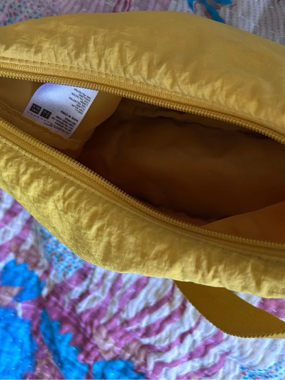 Uniqlo Mustard Yellow Crescent Shoulder Bag
